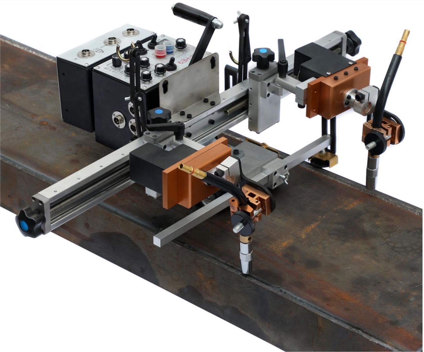 Box Beam Swing Double Gun Welding Machine